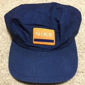 Nike navy blue old school hat